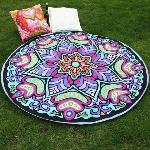 Round Zen Yoga Blanket