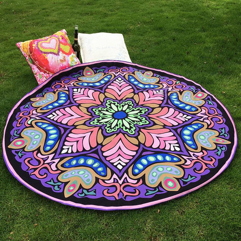 Round Zen Yoga Blanket