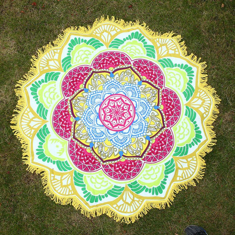Mandala Tapestry Yoga Blanket