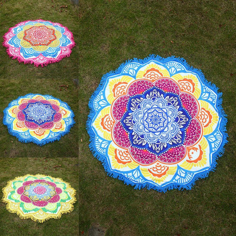 Mandala Tapestry Yoga Blanket