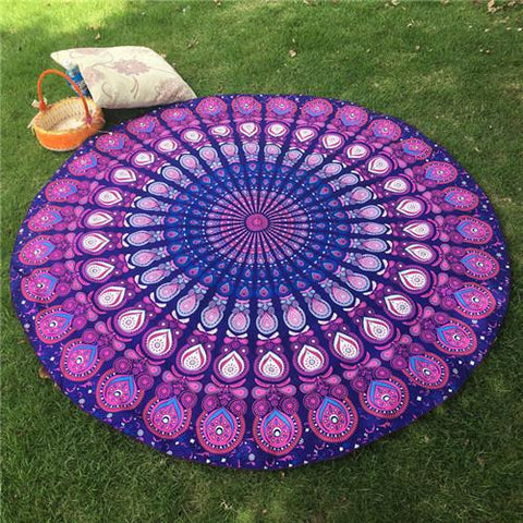Round Zen Yoga Blanket