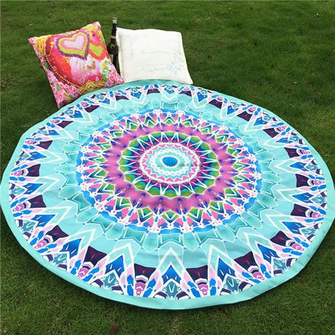 Round Zen Yoga Blanket