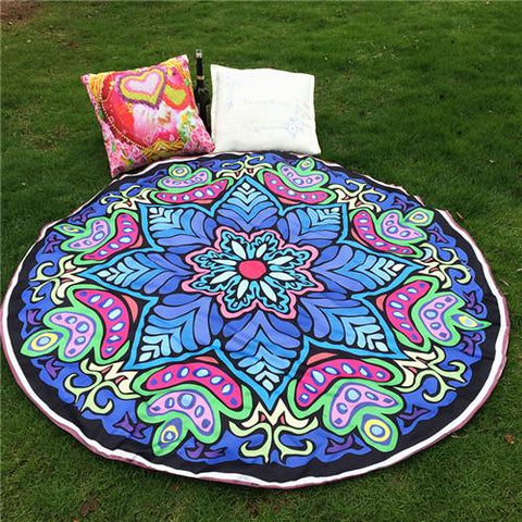 Round Zen Yoga Blanket