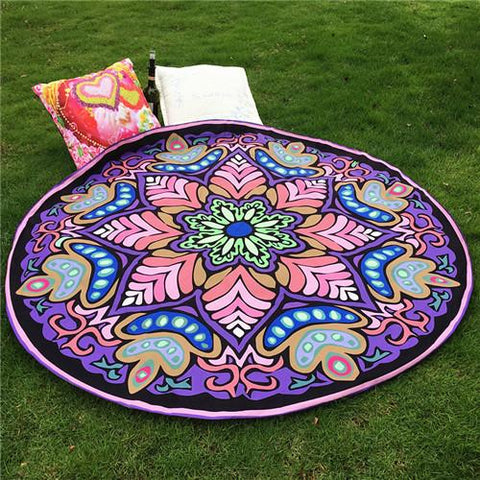 Round Zen Yoga Blanket