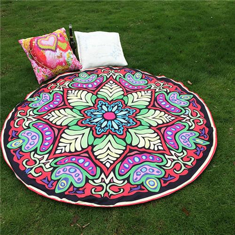 Round Zen Yoga Blanket