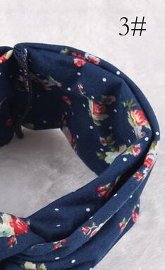 Retro Floral Yoga Turban