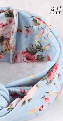 Retro Floral Yoga Turban