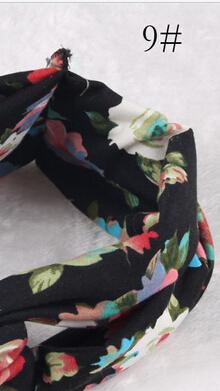 Retro Floral Yoga Turban