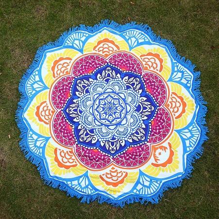 Mandala Tapestry Yoga Blanket