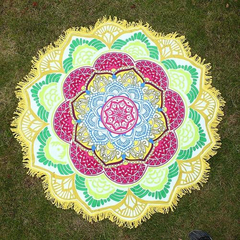 Mandala Tapestry Yoga Blanket